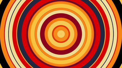Poster - Abstract colorful circle with hypnotic spinning motion, computer generated. 3d rendering of vortex background