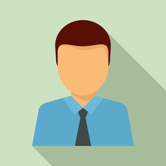 Poster - lawyer avatar icon. flat illustration of lawyer avatar vector icon for web design