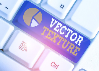 Poster - Word writing text Texture. Business photo showcasing A set of metrics calculated in the image processing