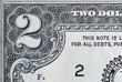 © Panama - Corner of US two dollar bill macro.