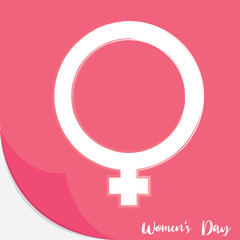 Sticker - Womens day card