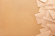 © Pixel-Shot - Paper envelopes on color background