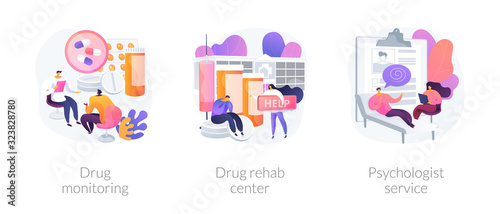 Cuadros en Lienzo Addiction treatment, narcotic addict medication, recovery and rehabilitation