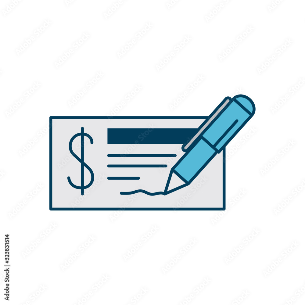 check of bank design Stock Vector | Adobe Stock