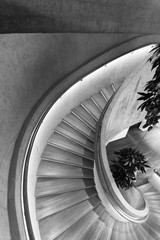 Poster - Spiral staircase, viewed from top