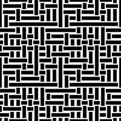 Fototapete - Seamless pattern with horizontal and vertical black segments