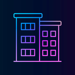 Poster - Building nolan icon. Simple thin line, outline vector of real estateicons for ui and ux, website or mobile application