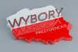 Wybory prezydenckie w Polsce - ilustracja 3D
