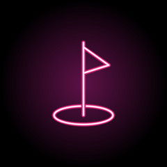Poster - Compass icon. Simple thin line, outline vector of web icons for ui and ux, website or mobile application