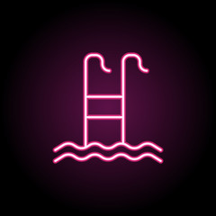 Poster - B-b-q icon. Simple thin line, outline vector of web icons for ui and ux, website or mobile application