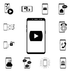 Poster - Smartphone discount icon. Mobile concept icons universal set for web and mobile