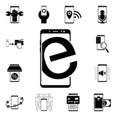 Leinwandbilder - smartphone, os icon. mobile concept icons universal set for web and mobile
