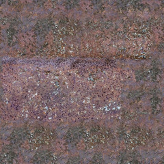 Poster - seamless texture. Old metal texture with rust. template for design