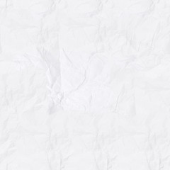 Poster - seamless texture. white crumpled paper. background for design