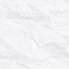 Poster - seamless texture. white crumpled paper. background for design