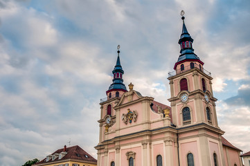 Church at Market Square in Ludwigsburg, Germany