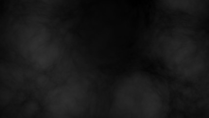 illustration of smoke in front of black background