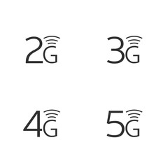 Poster - 3g internet vector icons