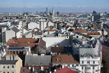 Wall Mural - downtown Vienna cityscape Austria architecture