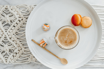 Wall Mural - Espresso and Macarons