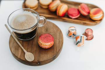 Wall Mural - Espresso and Macarons