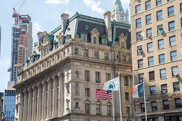 Wall Mural - Different buildings in 