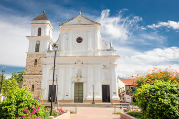 Santa fe de Antioquia, Antioquia / Colombia. January 21 2018. The Cathedral of Santa Fe de Antioquia, is a cathedral church of Catholic cult dedicated to the Virgin Mary.