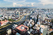 © Mint Images - High angle view over river running through a city.,Ho Chi Minh City