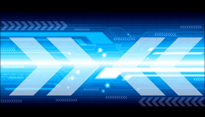 Poster - Abstract technology background. Modern hight tech background. Digital illustration