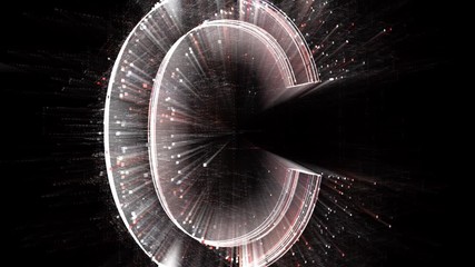 4k C letter alphabet word tag cloud-computer code particle.The Matrix binary text design animation-changing from zero to one digits-abstract tech background.