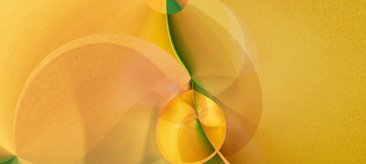 Wall Mural - abstract fresh modern background vegetable shapes fruit leaves yellow green color