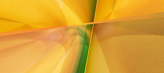 Wall Mural - abstract fresh modern background geometry lines waves gradients green color. Flat lay, creative design.