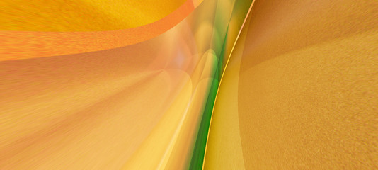 Wall Mural - abstract fresh modern background geometry lines waves gradients green color. Flat lay, creative design.