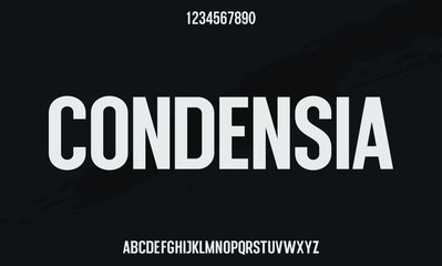 condensed font typeface for your headline