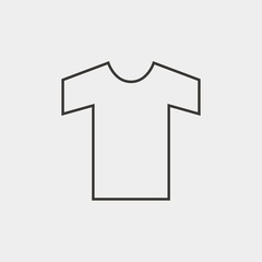 Fototapete - tshirt icon vector illustration and symbol for website and graphic design