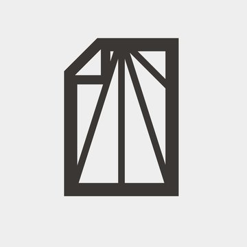 document icon vector illustration and symbol for website and graphic design
