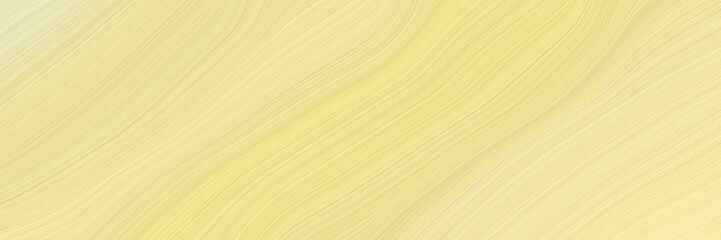 Poster - dynamic header design with pale golden rod, khaki and bisque colors. dynamic curved lines with fluid flowing waves and curves