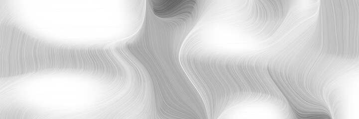 Aufkleber - surreal banner design with light gray, dark gray and gray gray colors. dynamic curved lines with fluid flowing waves and curves