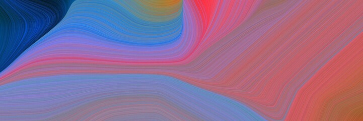Poster - moving banner with antique fuchsia, strong blue and medium purple colors. dynamic curved lines with fluid flowing waves and curves