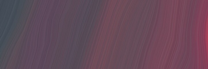 Poster - surreal horizontal header with old mauve, pastel brown and dark moderate pink colors. dynamic curved lines with fluid flowing waves and curves