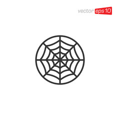 Spider Web Icon Design Vector