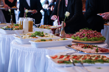 Dessert buffet in a chic atmosphere