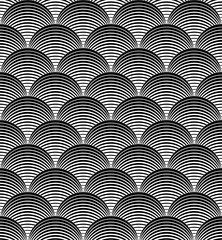  VectVector geometric seamless pattern. Modern geometric background. Repeating monochrome pattern wor geometric seamless pattern. Modern geometric background. Repeating monochrome pattern with circles.