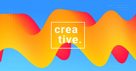 Poster - Abstract wavy fluid background vector design. Liquid gradient backdrop. Futuristic wallpaper.