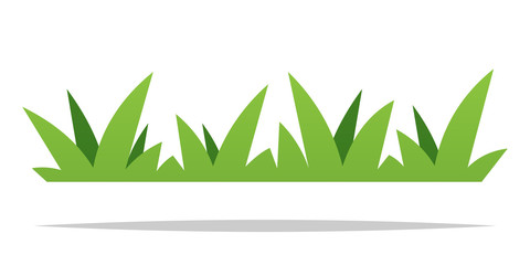 green grass vector isolated design