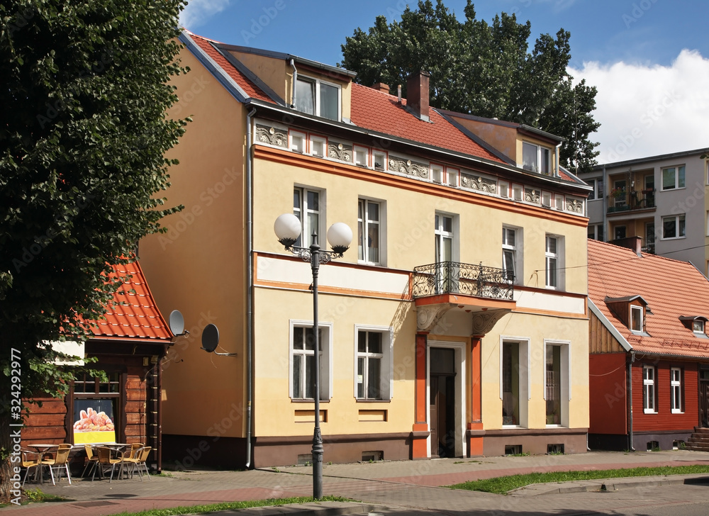 View of Nowy Dwor Gdanski. Poland - obrazy, fototapety, plakaty 