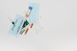 © Serhii - Test tube with the inscription 2019 – nCoV , syringe, tablets and faceband. coronavirus infection.