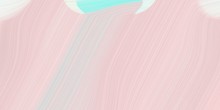Background Graphic With Modern Soft Curvy Waves Background Illustration With Pastel Pink, White Smoke And Aqua Marine Color