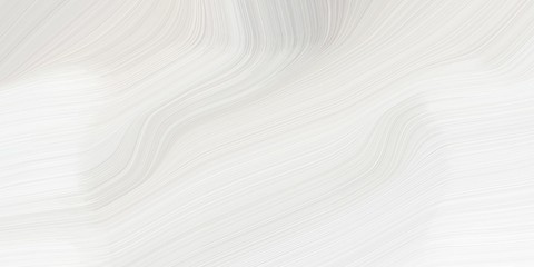 Poster - background graphic with abstract waves illustration with linen, pastel gray and silver color
