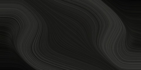 Poster - background graphic with modern waves background illustration with very dark green, dark slate gray and very dark blue color